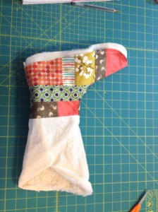 Lining pushed to the inside