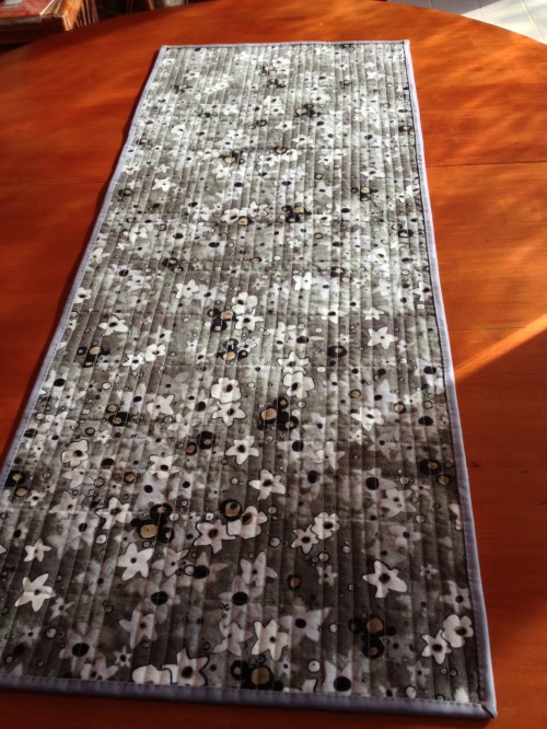 Back of table runner