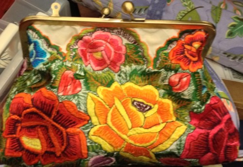 Embroidered bag by Theresa