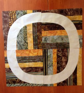 Not sewn together yet.