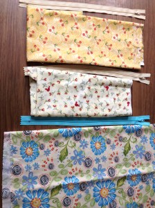 Fabric and zipper selection