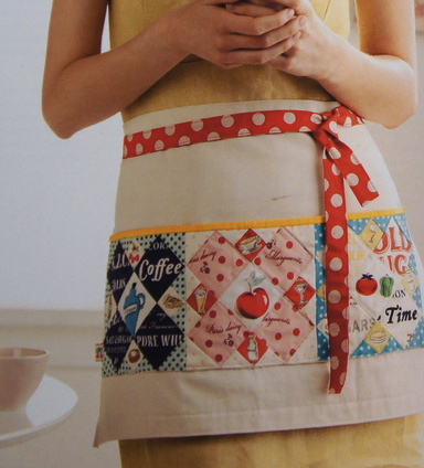 Polka Dot Cafe Apron - photo from the book Patchwork Please by Ayumi Takahashi