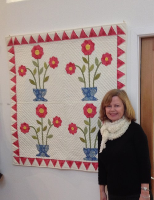 Anne Brill with "Four Flowerpots"