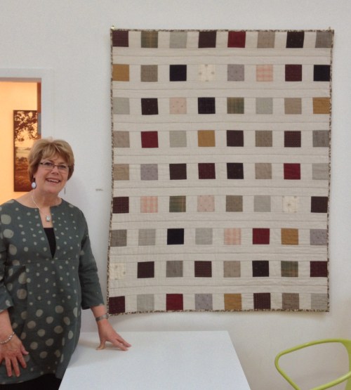 Linda Fasules with "Zakka Style Quilt"