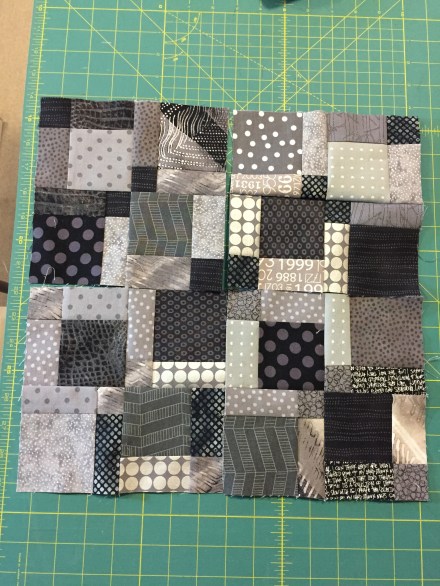 Disappearing nine patch blocks